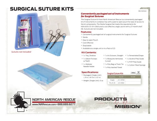 SURGICAL SUTURE KITS