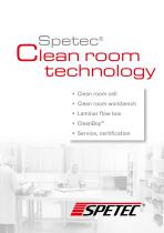 Spetec® Clean room technology