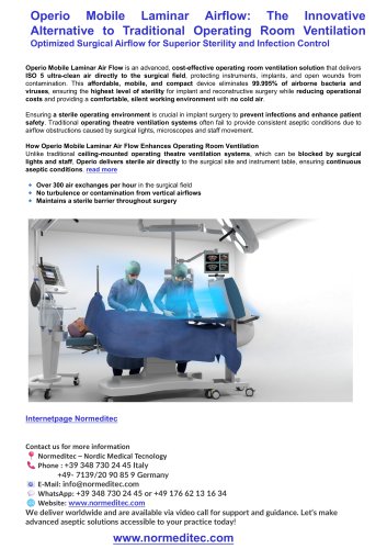 Alternative to Traditional Operating Room Ventilation