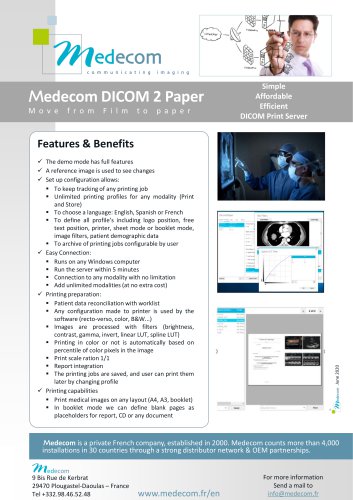 Dicom2Paper - Medical Images Printing Software