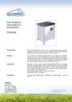 Cart inhaled to recirculation in environment COM 900