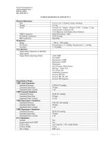 SC-5 SimCube NIBP Simulator Specifications