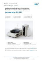 Autosampler PS 61 F