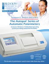 The Autopol ® Series of Automatic Polarimeters