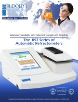 The J157 Series of Automatic Refractometers