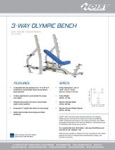 CF-2179B 3-WAY OLYMPIC BENCH