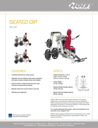 RPL-5101 SEATED DIP