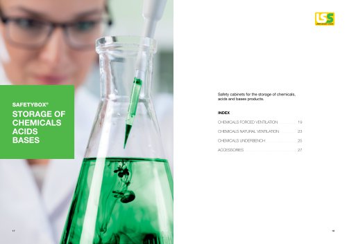 SAFETYBOX® CHEMICALS, ACIDS AND BASES