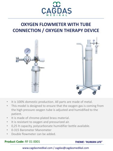 OXYGEN THERAPY - OXYGEN PRESSUR REGULATOR