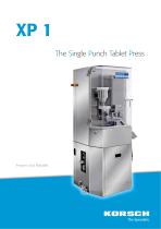 XP 1 - The Single Punch Tablet Press