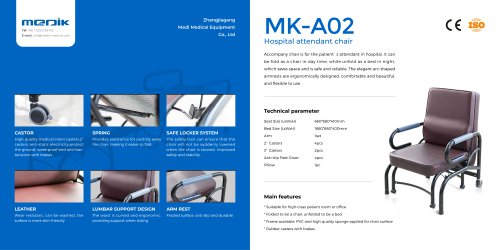 MK-A02 Hospital Sleeper Chair