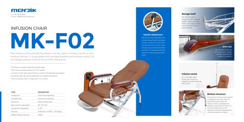 MK-F02 Medical infusion chair for patient