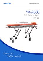 YA-AS08 Folding Ambulance Stretcher