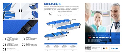 YA-ES01 Folding Emergency Stretcher