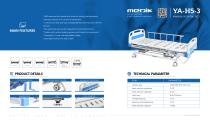 YA-H5-3 Patient hospital bed