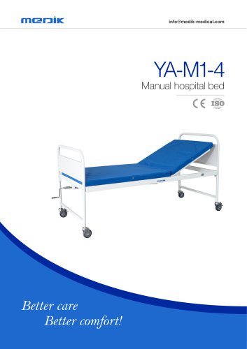 YA-M1-4 Single Crank Hospital Bed