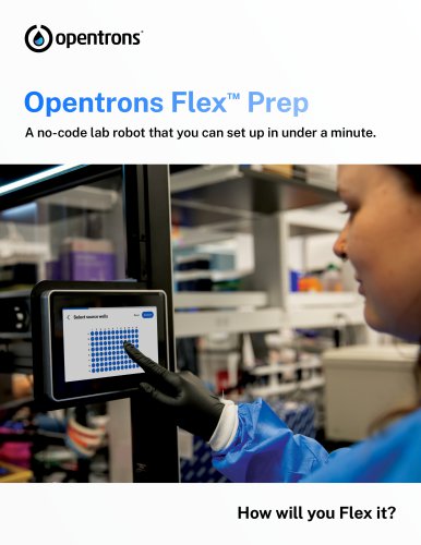 Opentrons Flex Prep