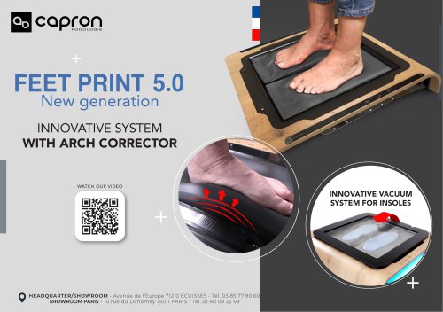 2 FEET PLANTAR PRINTER FEET PRINT 5.0 7972