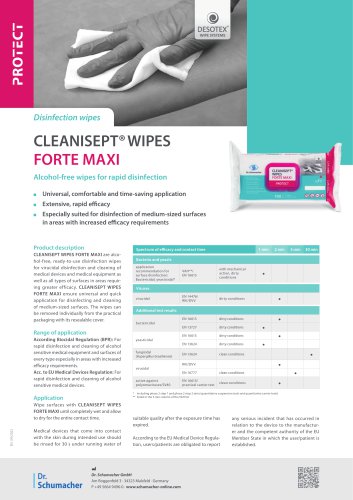 CLEANISEPT®WIPES FORTE MAXI