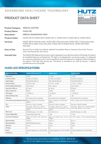 HUGO LED Examination Lights