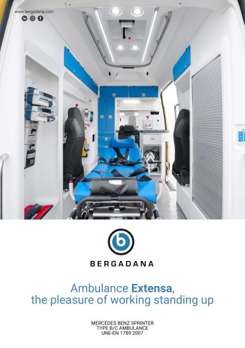 Ambulance Extensa, the pleasure of working standing