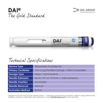 DAI® Auto Injector Product Datasheet