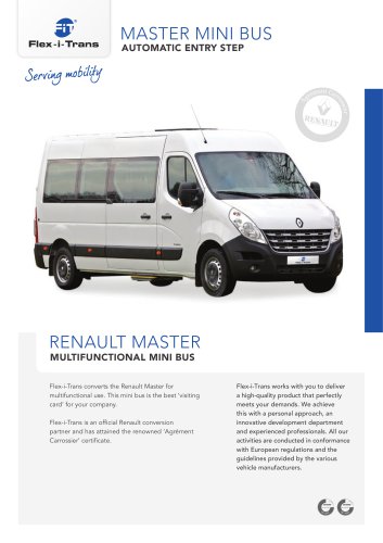 Master mini bus - automatic entry step