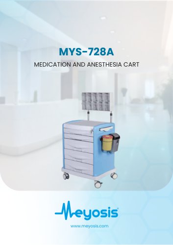 DRUG AND ANESTHESIA TROLLEY