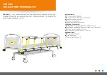 ONE ADJUSTMENT MECHANICAL BED BACKREST