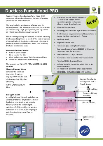 Ductless Fume Hood-PRO