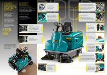 Eureka compact professional man-on-board sweeper Rider 1201