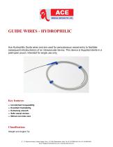 GUIDE WIRES - HYDROPHILIC