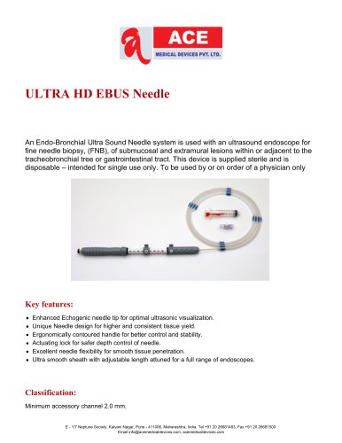 ULTRA HD EBUS Needle