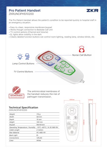 Pro Patient Handset