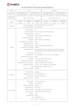 Pro3 Series Technical Specifications