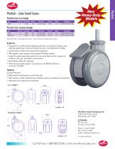 PlasTech Heavy-Duty Medical Casters