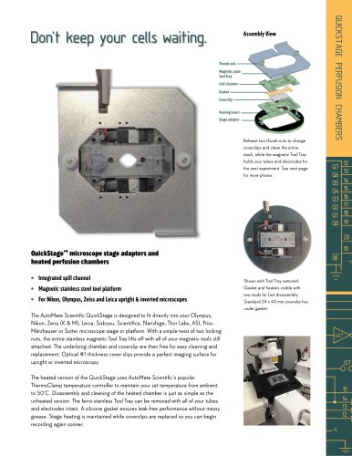 QUICKSTAGE PERFUSION CHAMBERS