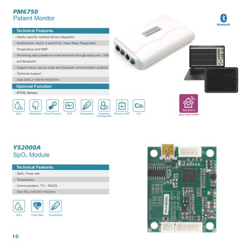 PM6750 ECG module for multi-parameter monitor