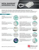 METAL QUADRANT IMPRESSION TRAY