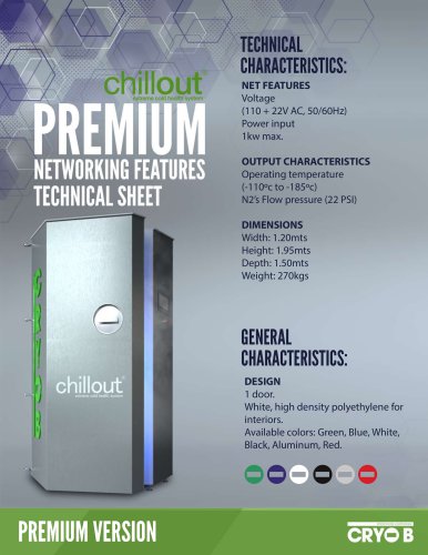 CHILLOUT® TECHNICAL SHEET