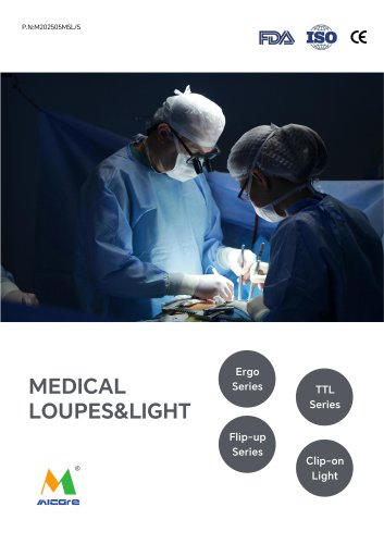 Medical loupes and portable headlights catalog M202505MSL5