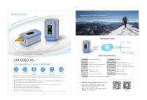AM-806B Temperature Pulse Oximeter 2020