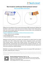 Non-invasive continuous blood pressure sensor
