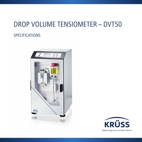 DROP VOLUME TENSIOMETER – DVT50