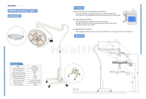 Catalog-LEDL620-Mobile Operating Light