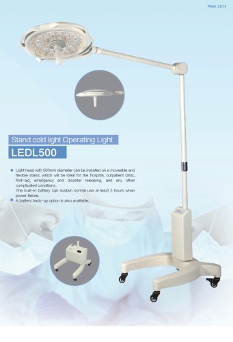 Health-Mobile Operating Light-LEDL500-Hospital