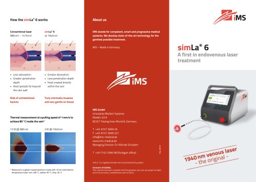 simLa® 6 Brochure