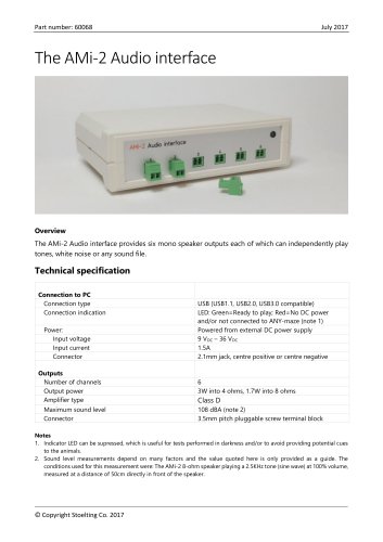 AMi-2 Audio interface