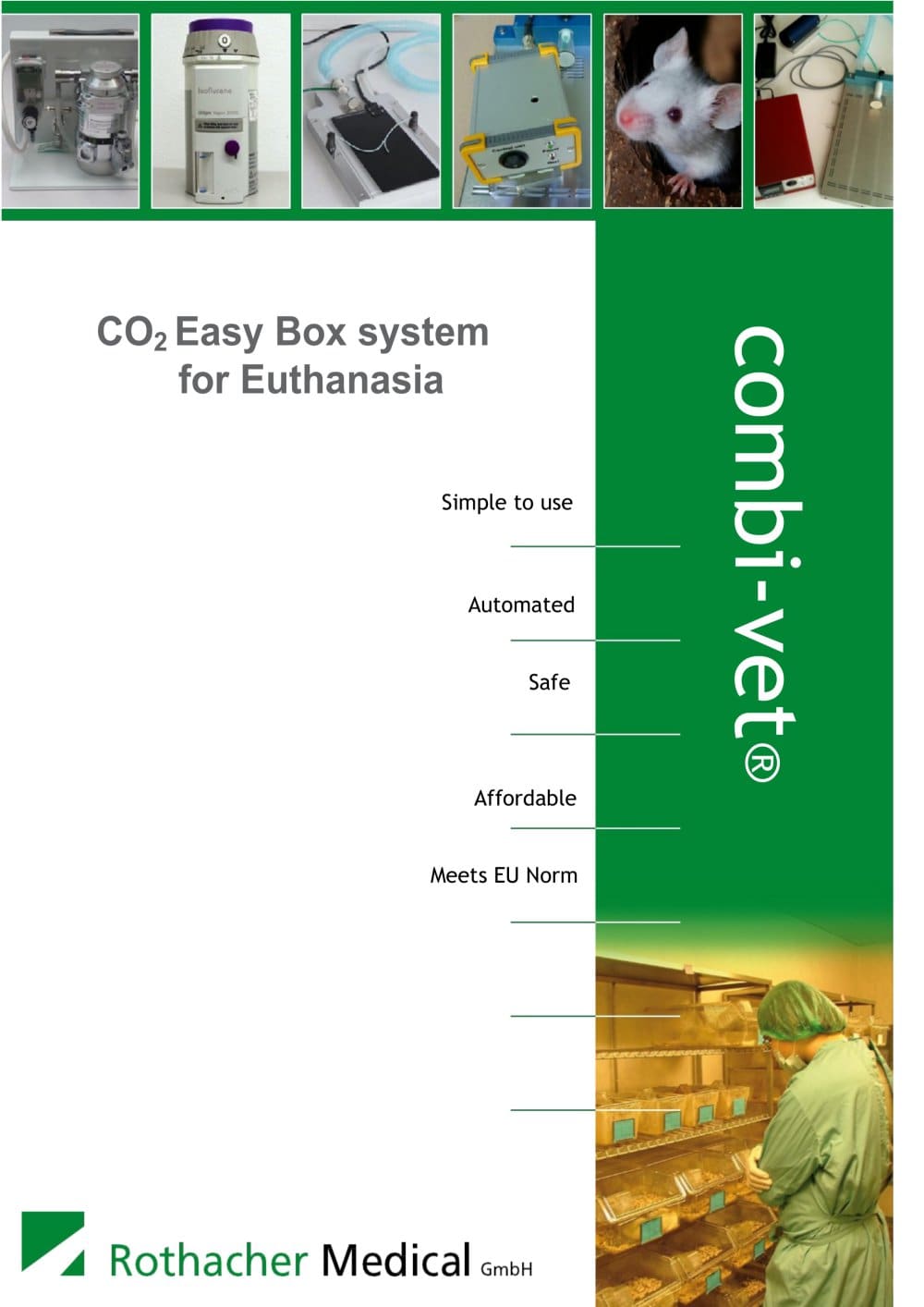 CO2 Easy Box System for Euthanasia - Rothacher Medical
