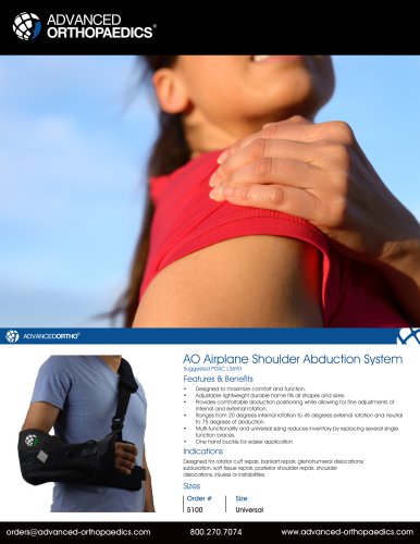 AO Airplane Shoulder Abduction System